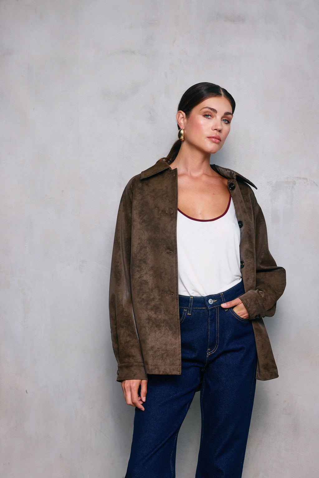 Olsen belted jacket – Line & Dot