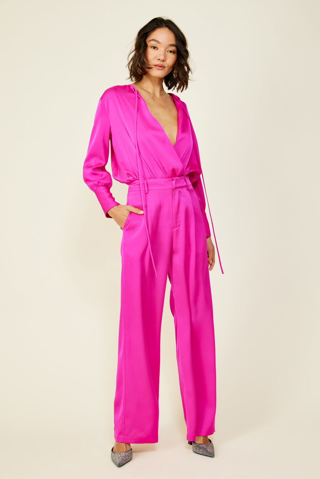 Miki pants ( magenta) – Line & Dot