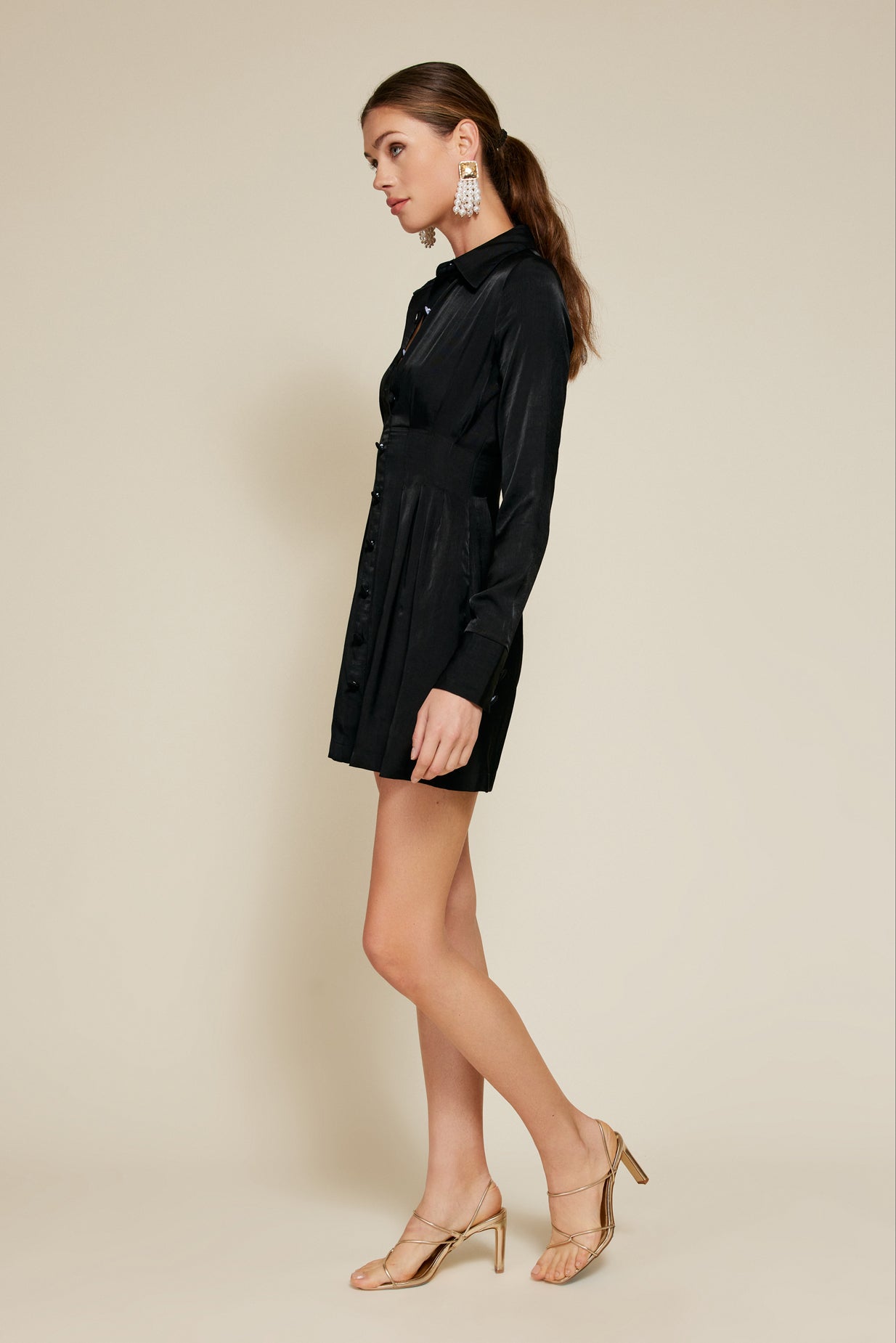 black oxford dress Oxford Black - Form Fitting Dress