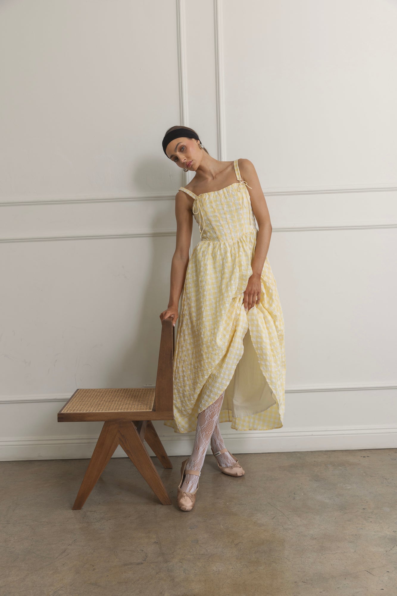Junie corset midi dress – Line & Dot