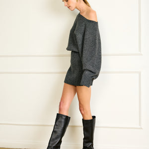 SHORE SWEATER MINI DRESS