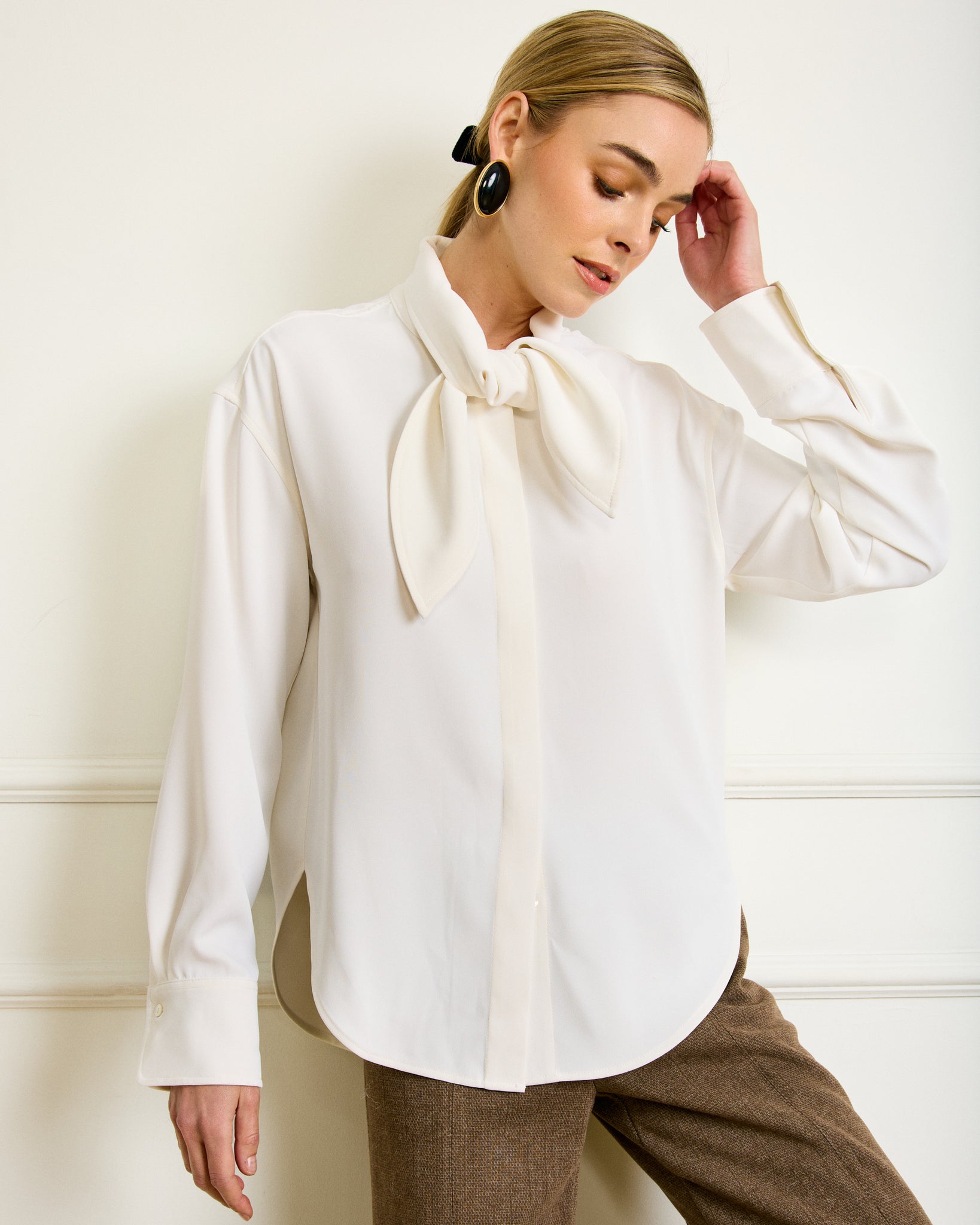 SEREN TIED BLOUSE