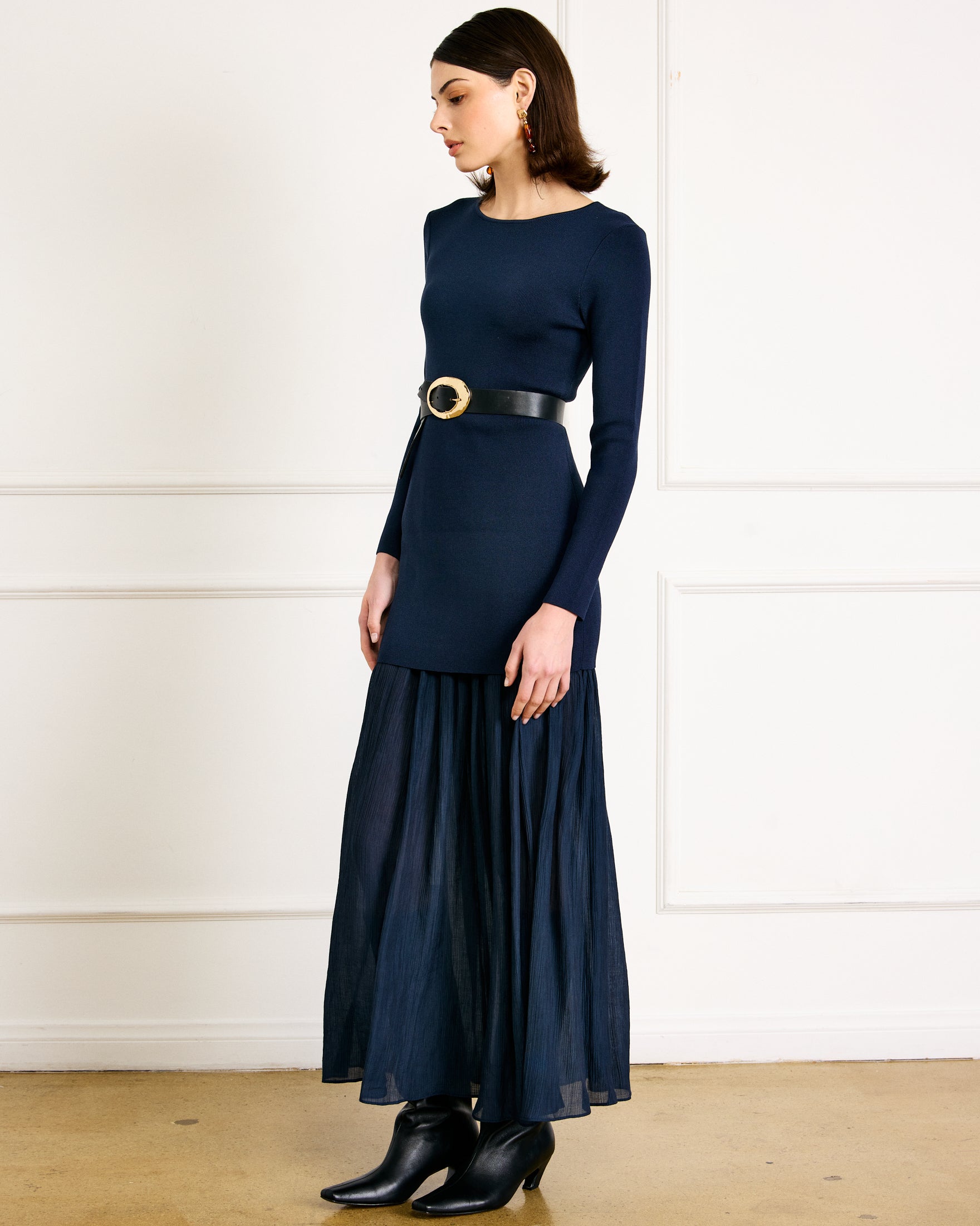 GEMMA MIX-MEDIA DRESS