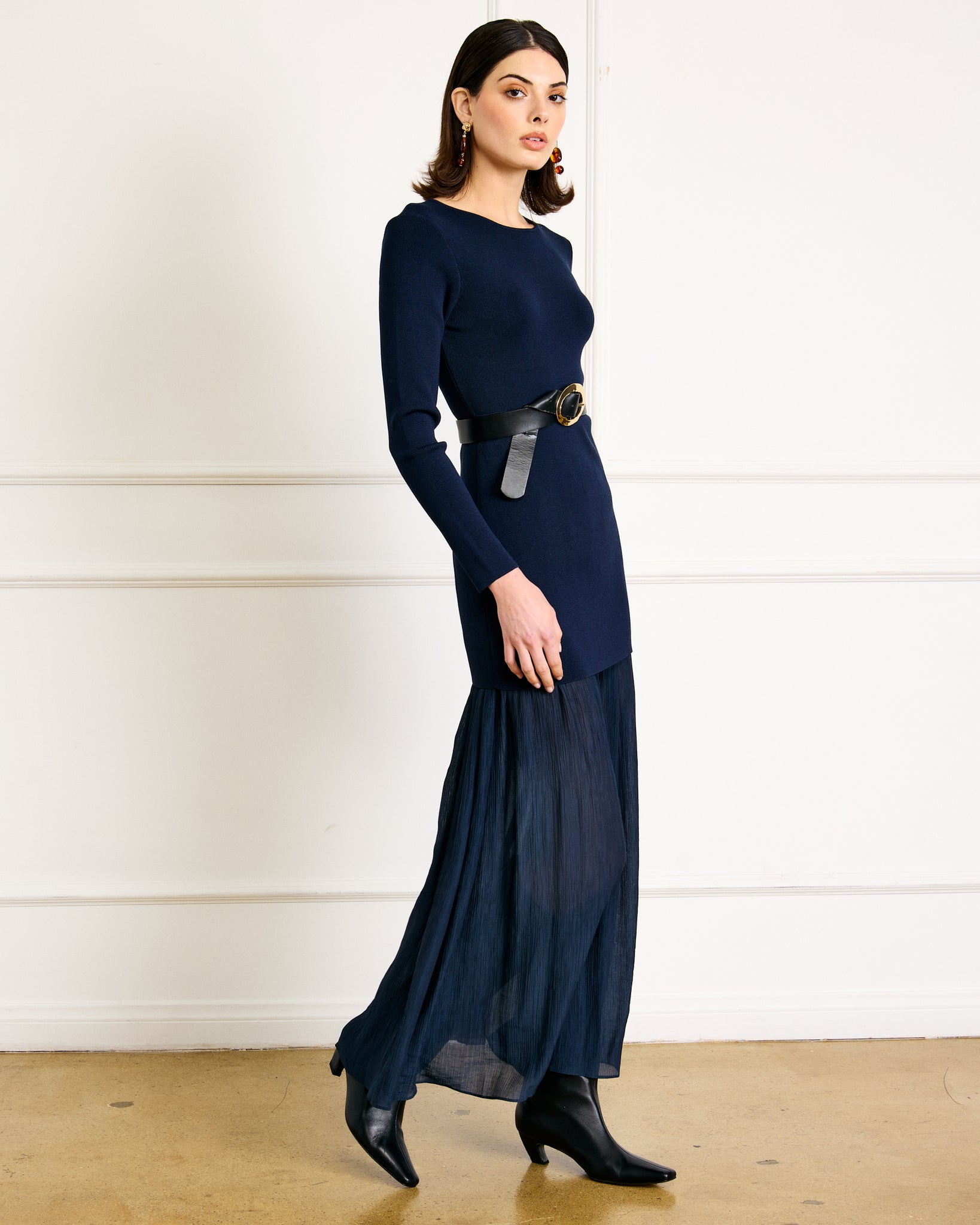 GEMMA MIX-MEDIA DRESS