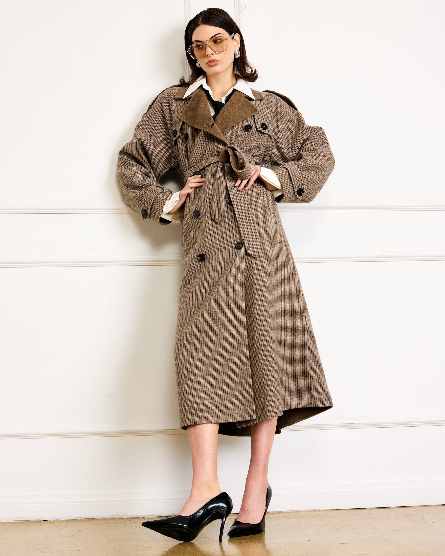 ジャケット・アウター The toe Marksburg Plaid Coat Lexi plaid coat – Line & Dot