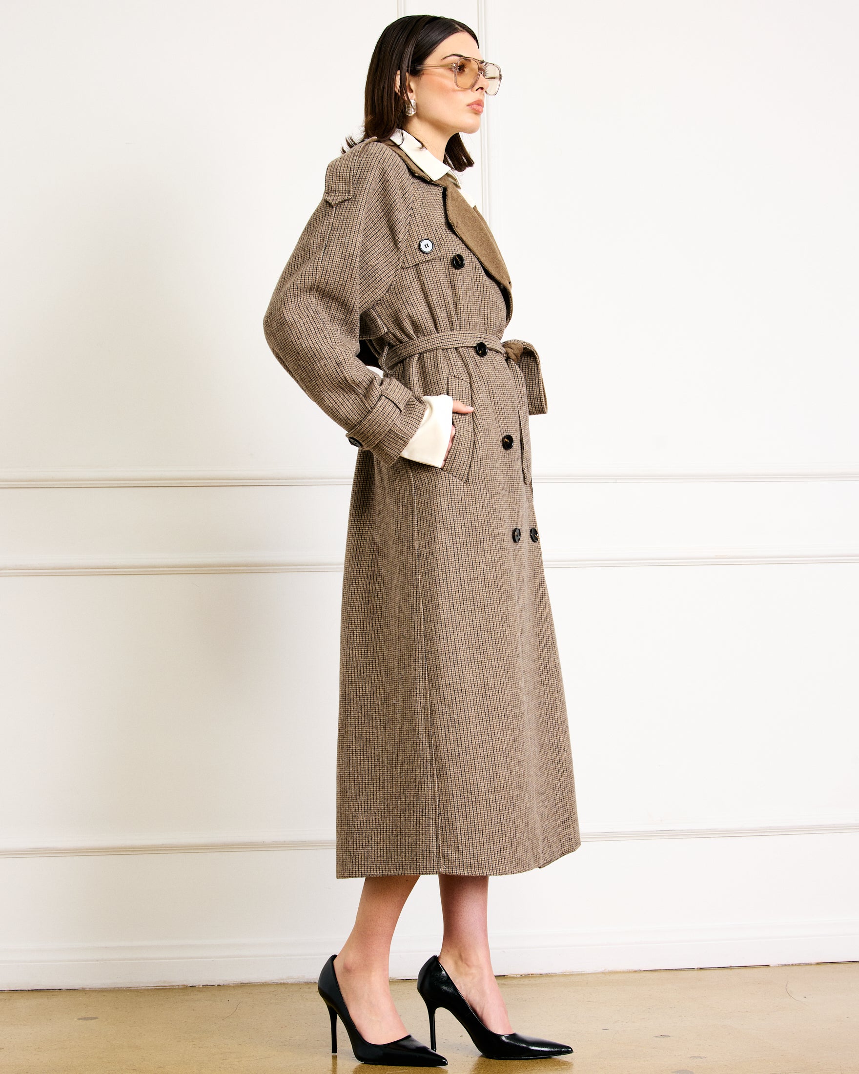 Lexi plaid coat – Line & Dot
