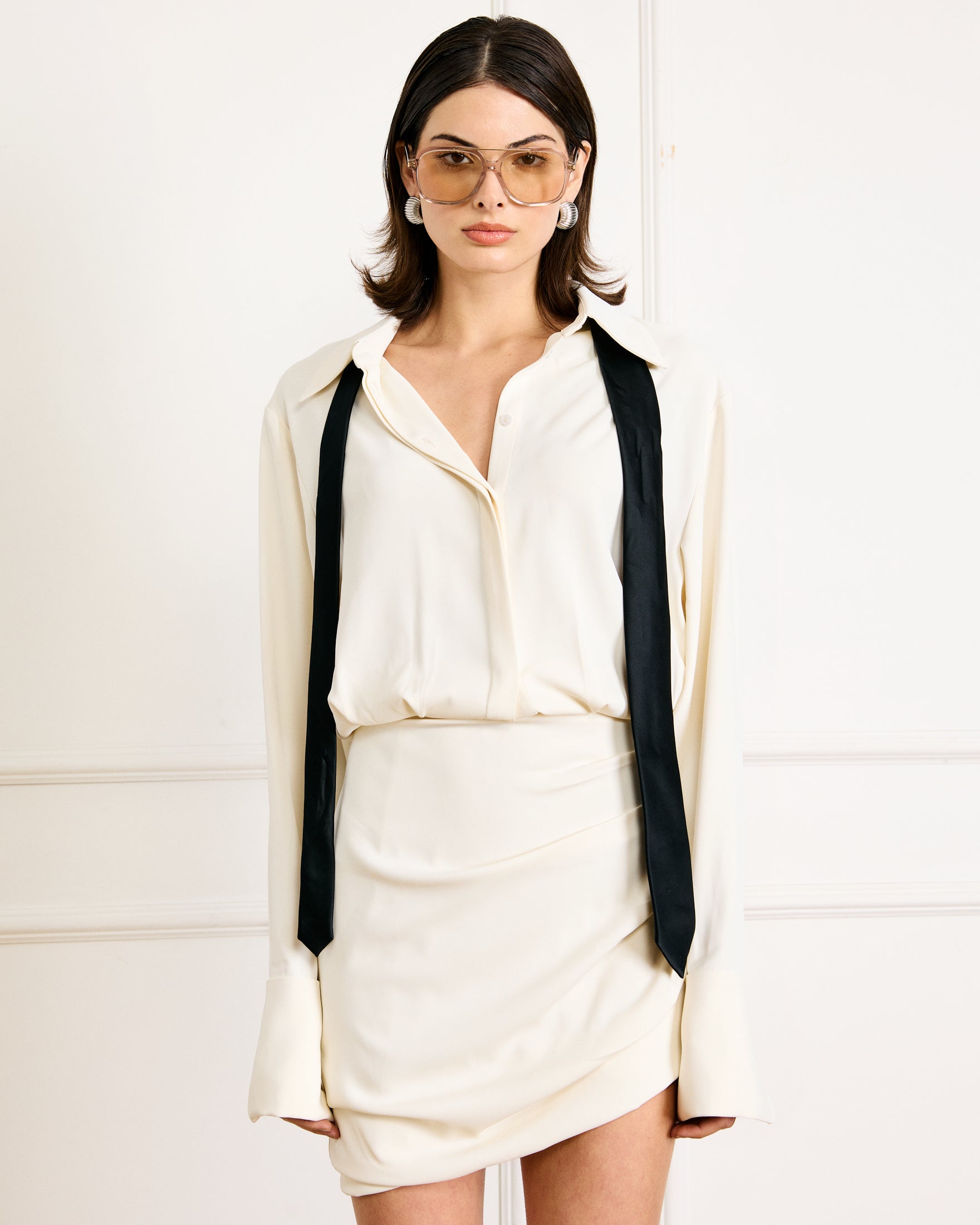 line & dot noah shirt dress NOAH MAXI DRESS