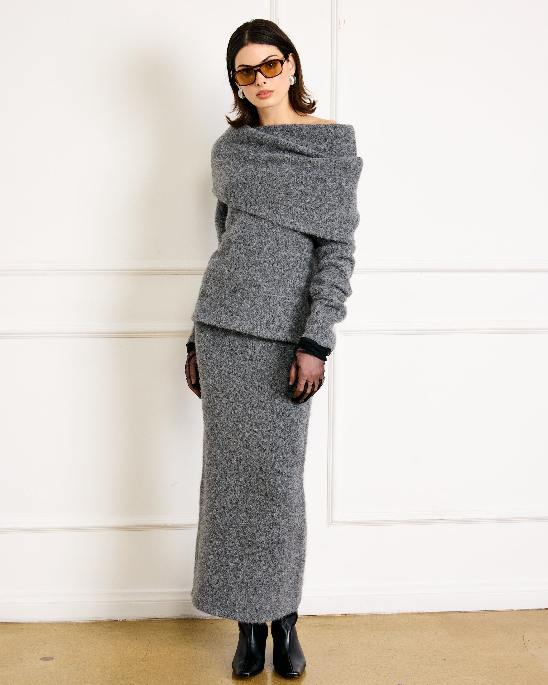 Sonora sweater skirt – Line & Dot