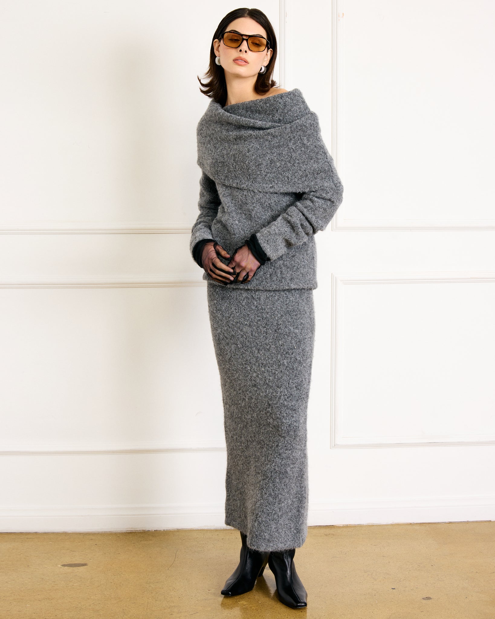 SONORA SWEATER CHARCOAL GREY