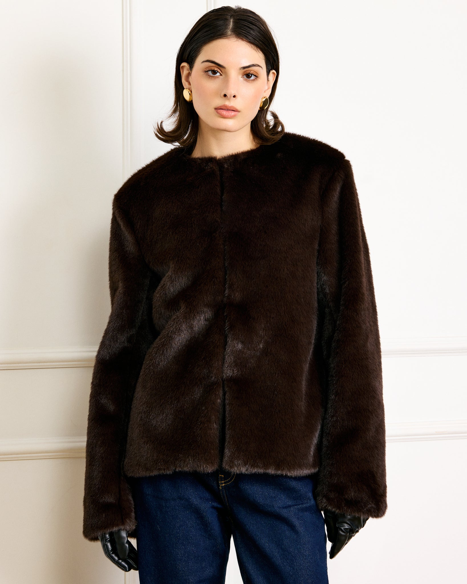 CASSIDY FAUX FUR JACKET