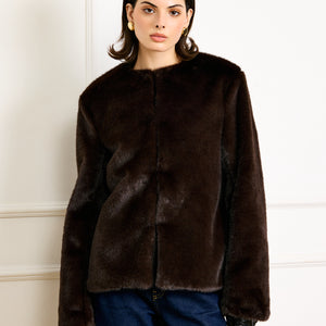 CASSIDY FAUX FUR JACKET