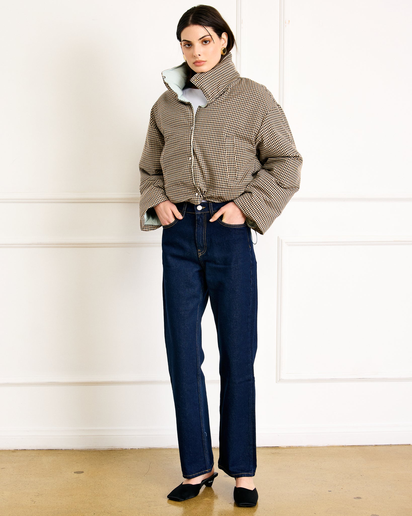 ESTELLE REVERSIBLE PUFFER JACKET