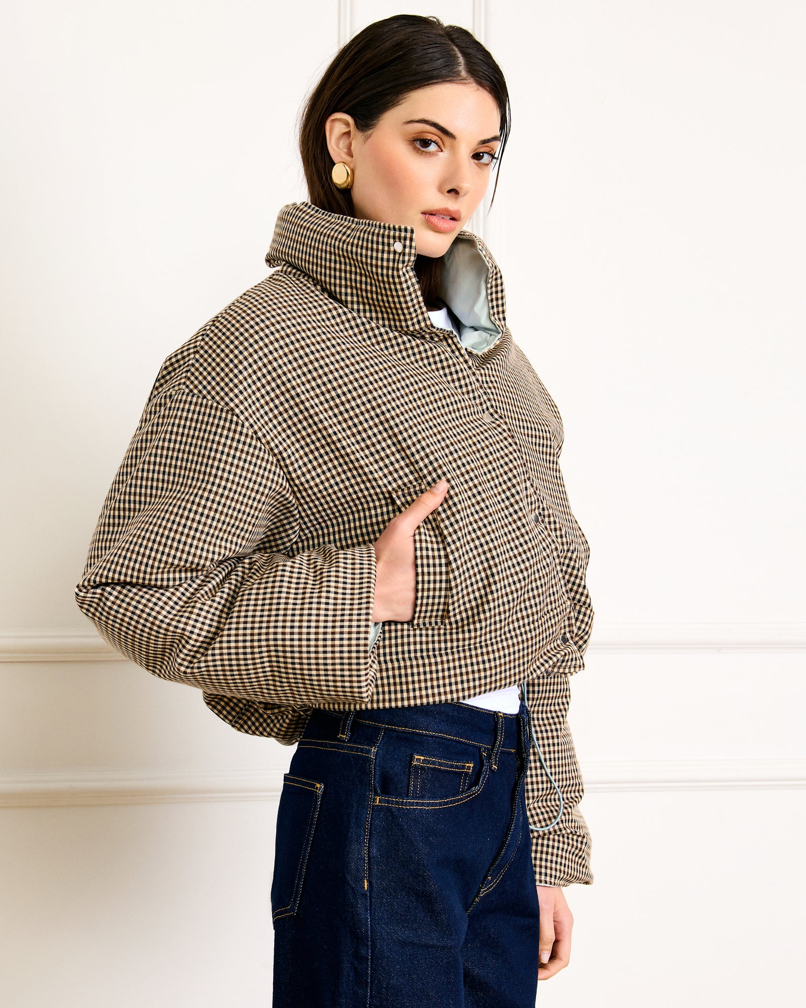 ESTELLE REVERSIBLE PUFFER JACKET