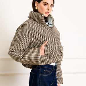 ESTELLE REVERSIBLE PUFFER JACKET