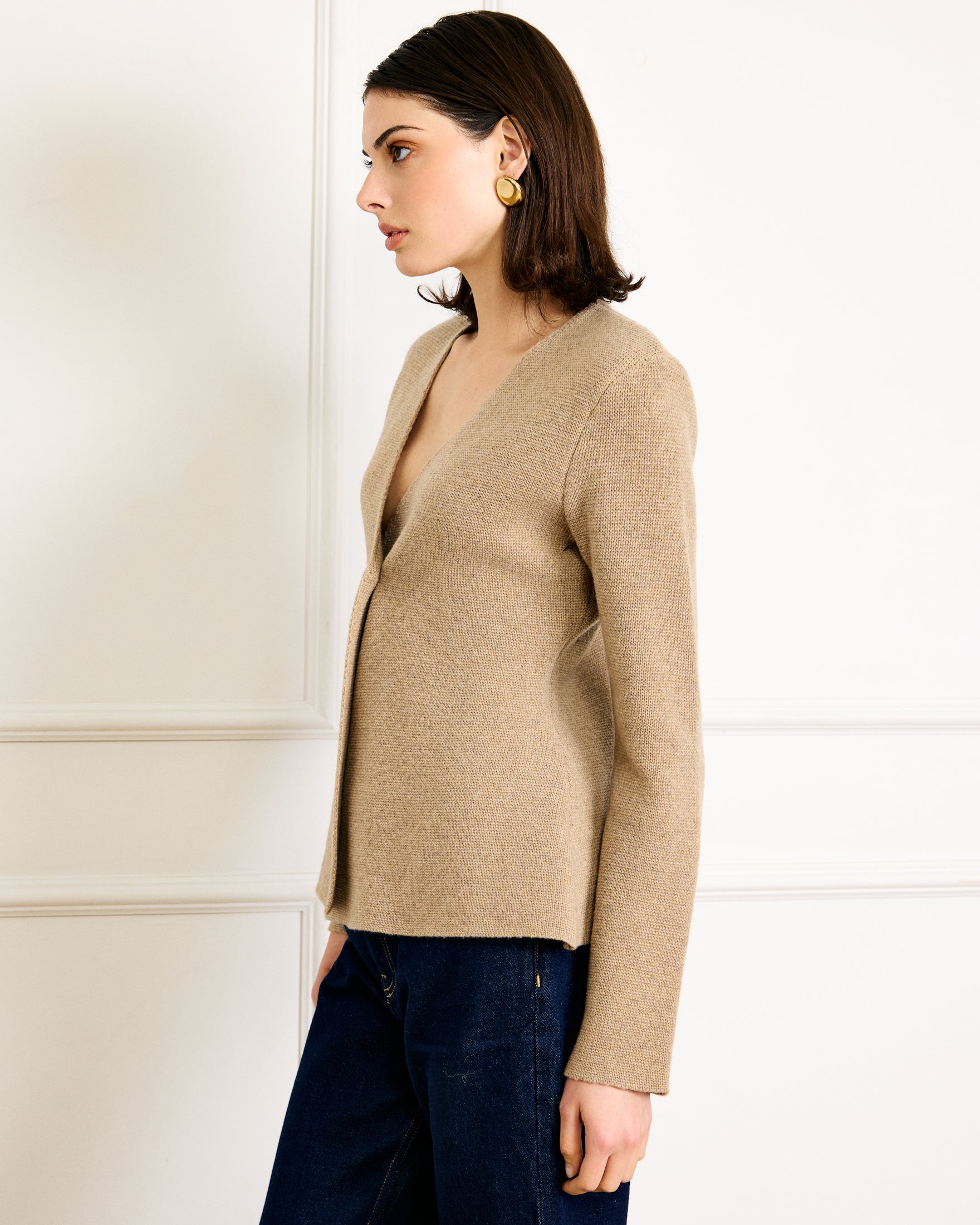 ATLEIGH SWEATER OATMEAL ATLEIGH SWEATER OATMEAL