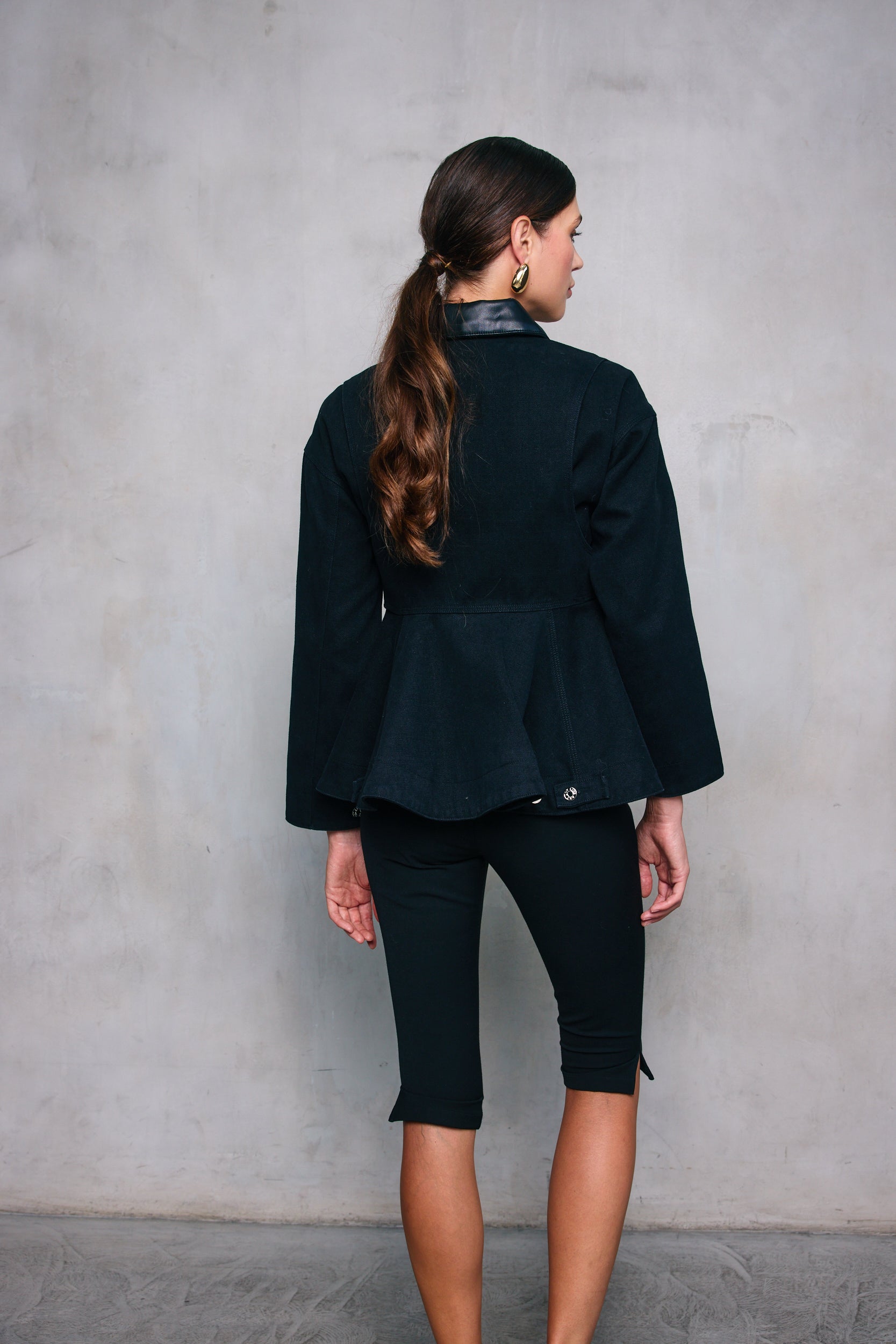 Eton peplum jacket – Line & Dot