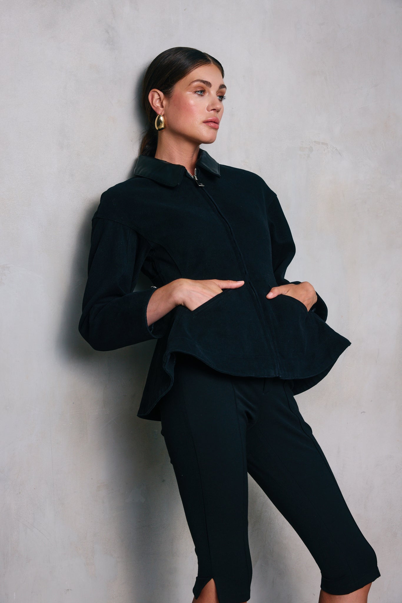 ETON PEPLUM JACKET