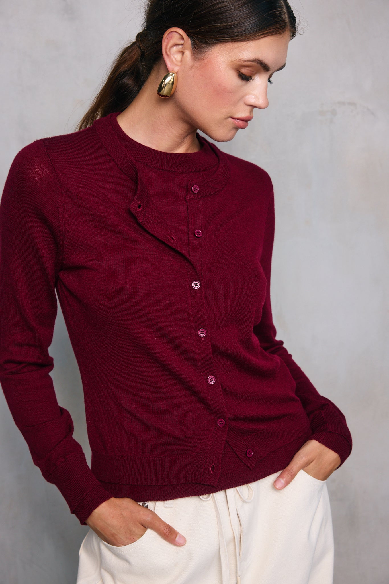 AYLA DOUBLE LAYERED SWEATER