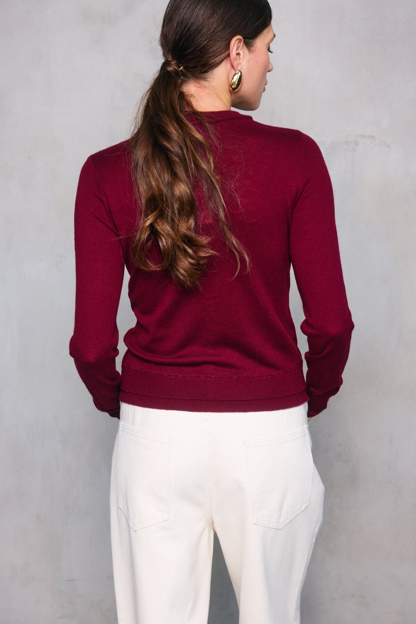 AYLA DOUBLE LAYERED SWEATER