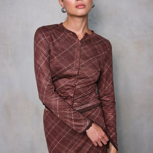 RICHARD PLAID BUTTON DOWN TOP