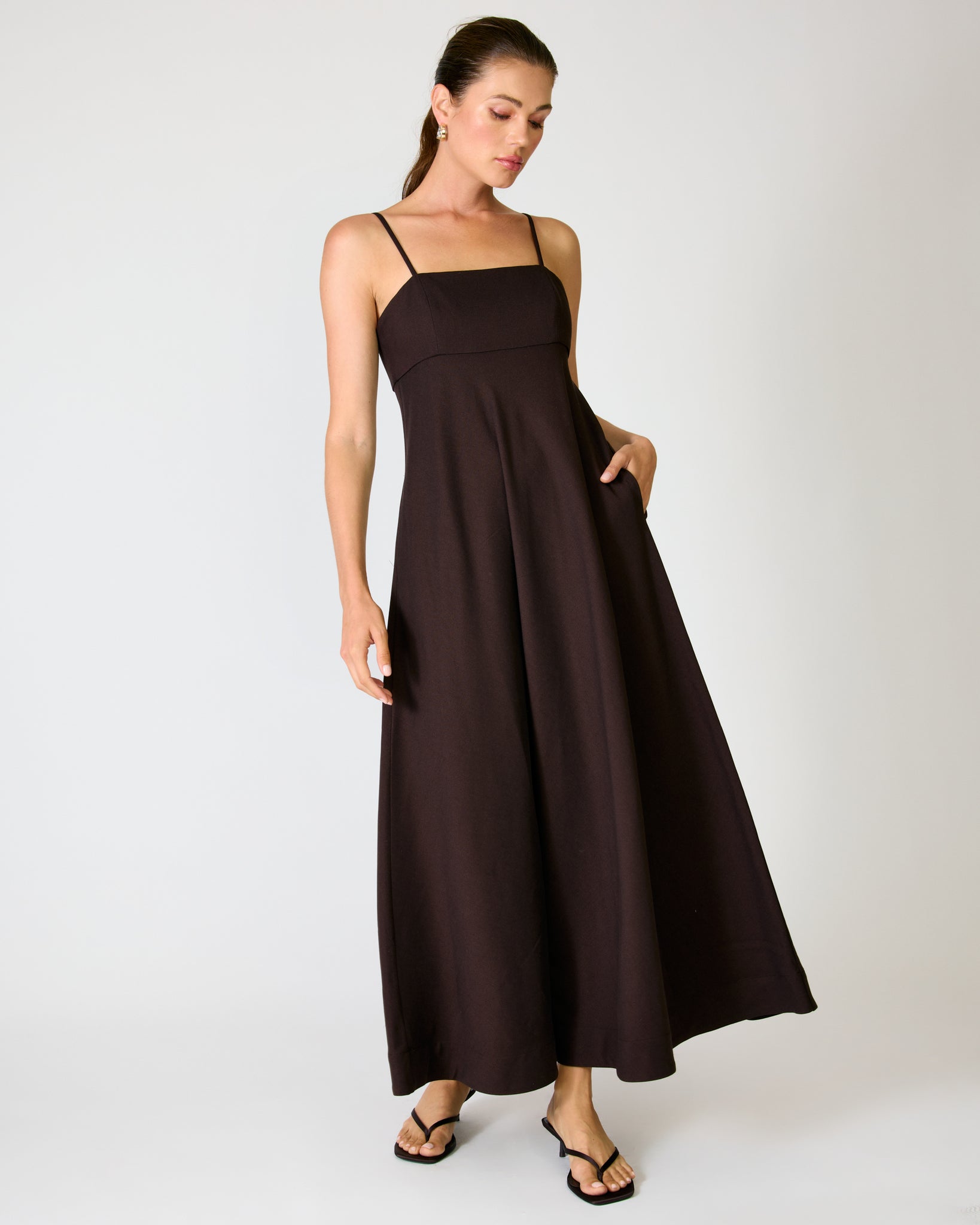 knee length dresses for ladies KEYHOLE TUBE DRESS IN SCARLET DOT – RAT BOI