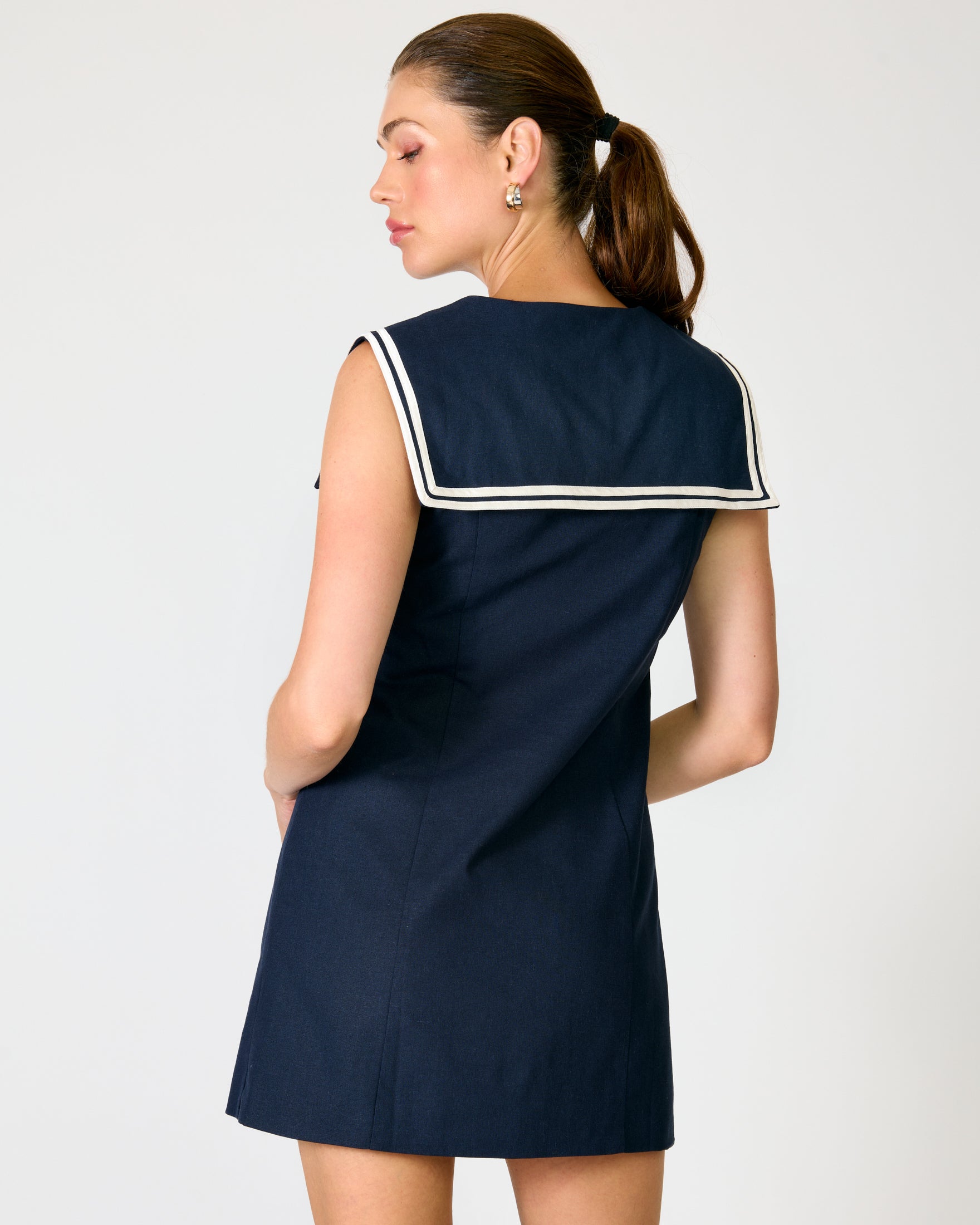 navy a line mini dress Navy Blue V-Neck Spaghetti Straps A-Line Short Homecoming Dress QH0845 US6 / Blue