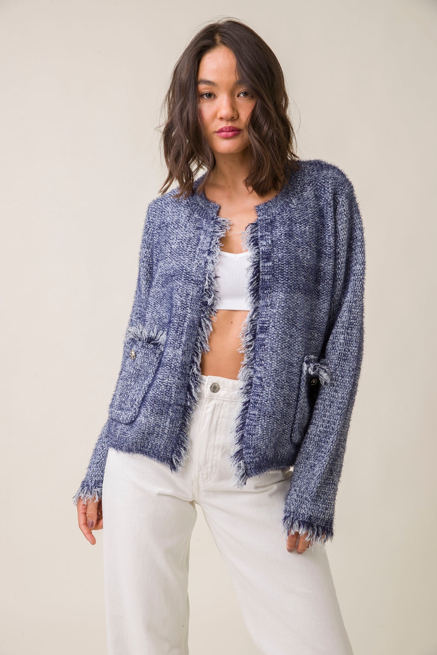 Bonny fringe cardigan Line & Dot Bonny fringe cardigan Line & Dot