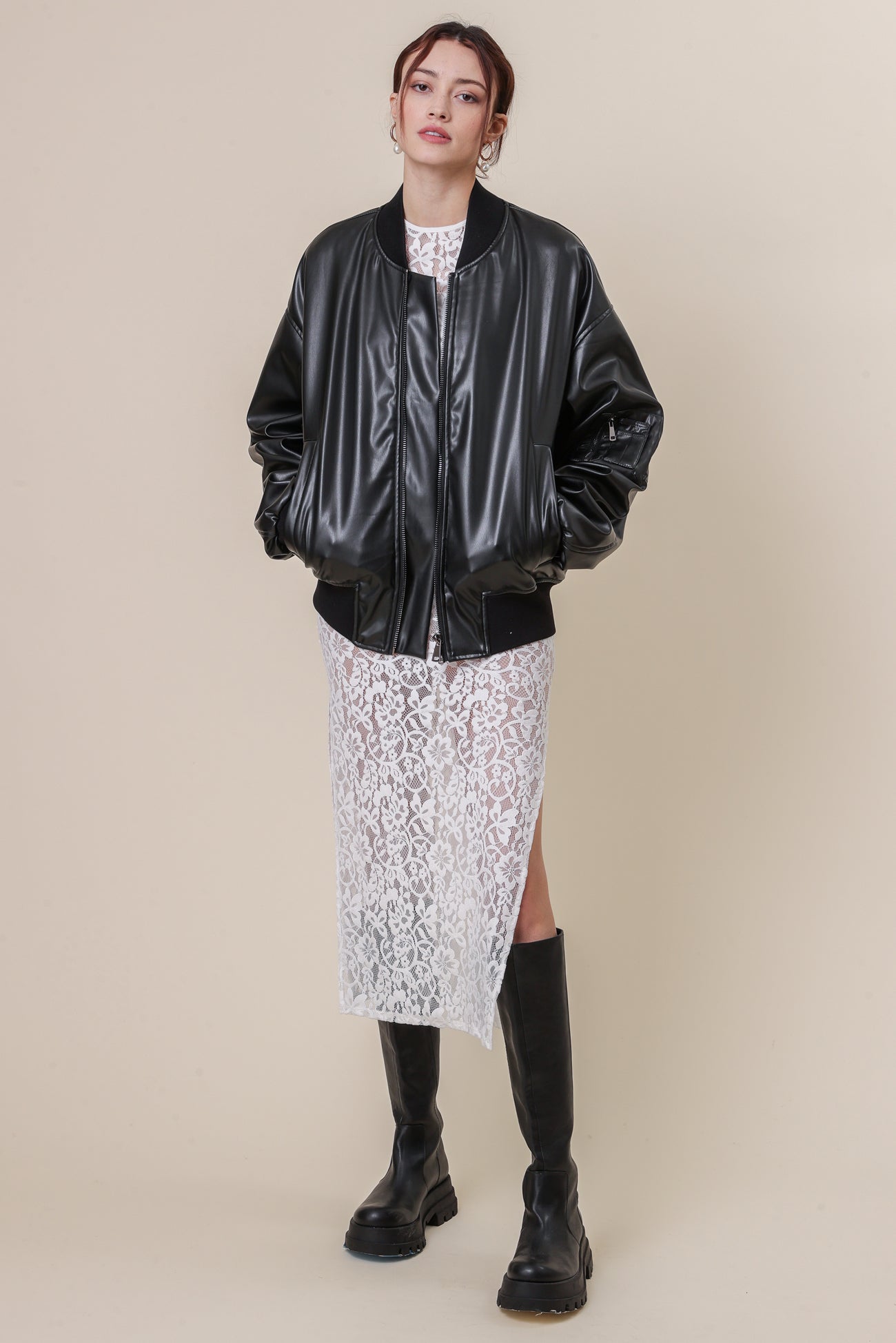 Bianca bomber jacket blak Line