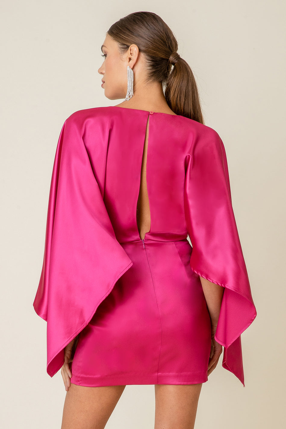 Rosie cape mini dress – Line & Dot