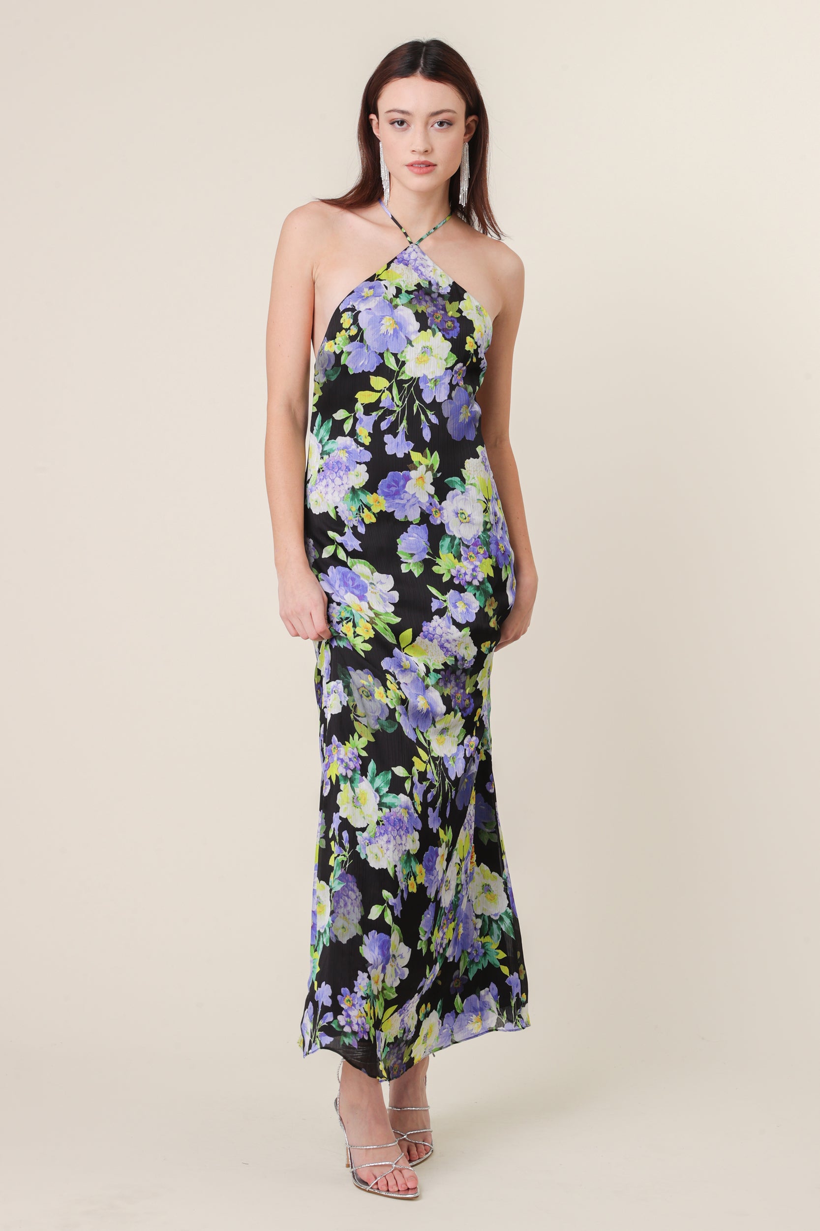 ★BAU by Bride And You★ ELISHA Polkadot halter neck maxi dr Plan your wedding with bride and you