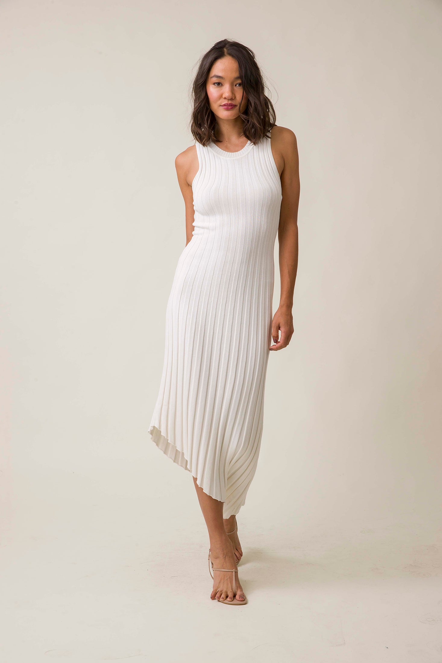 Magnolia rib dress – Line & Dot