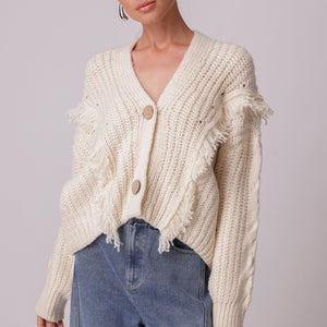 SADE FRINGE CARDIGAN