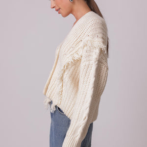 SADE FRINGE CARDIGAN