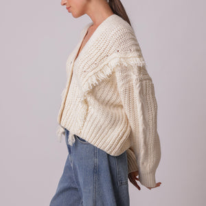 SADE FRINGE CARDIGAN