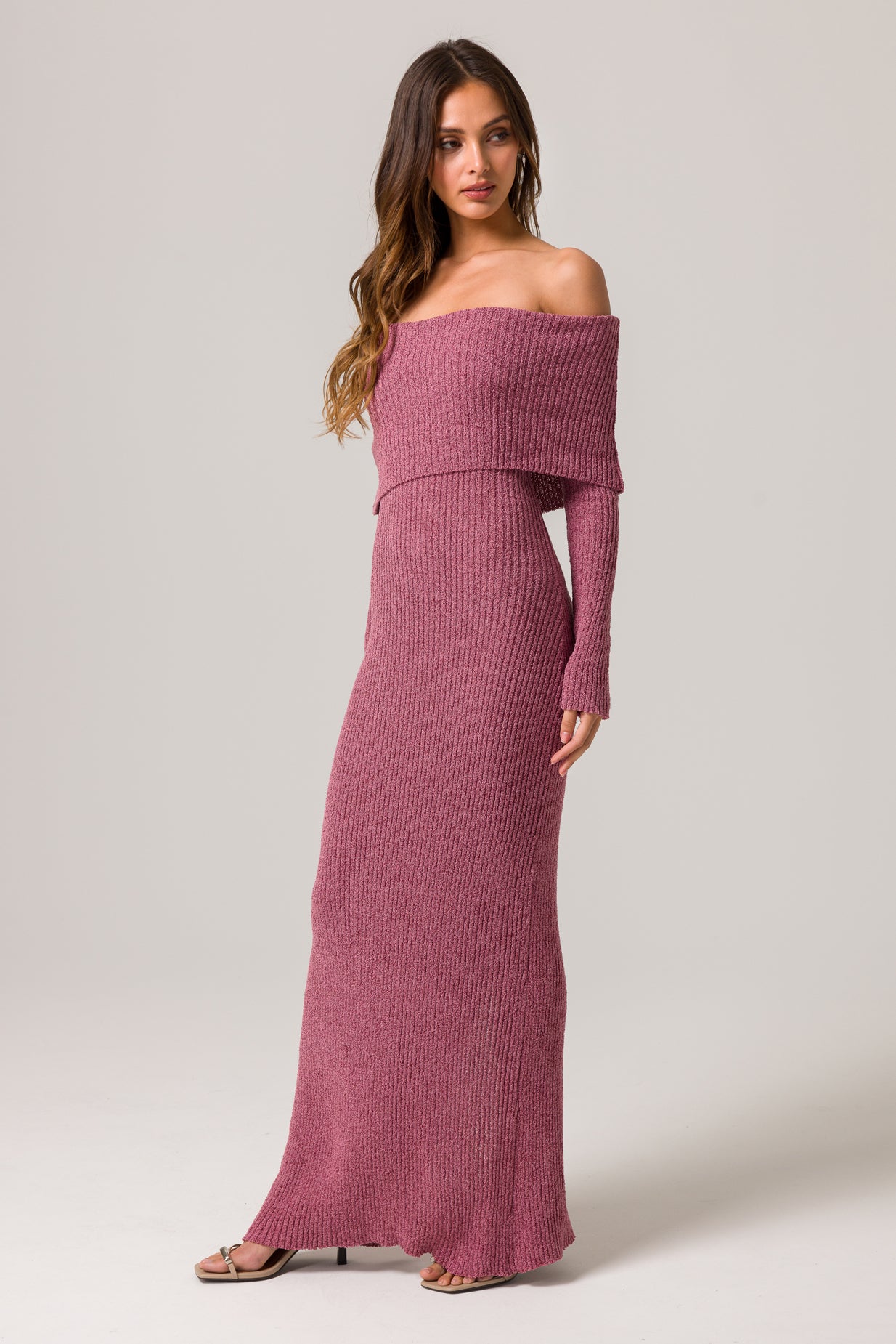 LENORA OFF SHOULDER DRESS