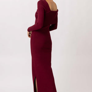 line and dot sylvie sweater dress Line & Dot Sylvie Midi Dress in Purple