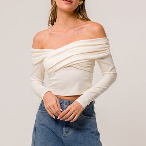 TOWN OFF SHOULDER TOP