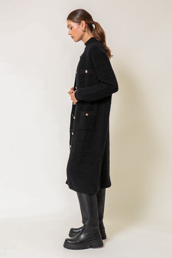 Ivy cardigan (black)1 – Line & Dot