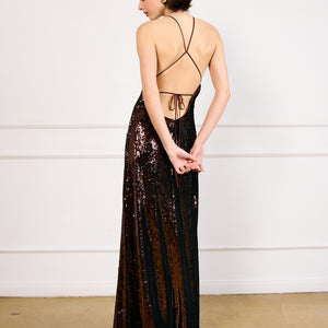 hollis sequin dress HOLLIS MAXI DRESS