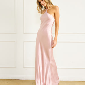 ALISA SATIN MAXI DRESS