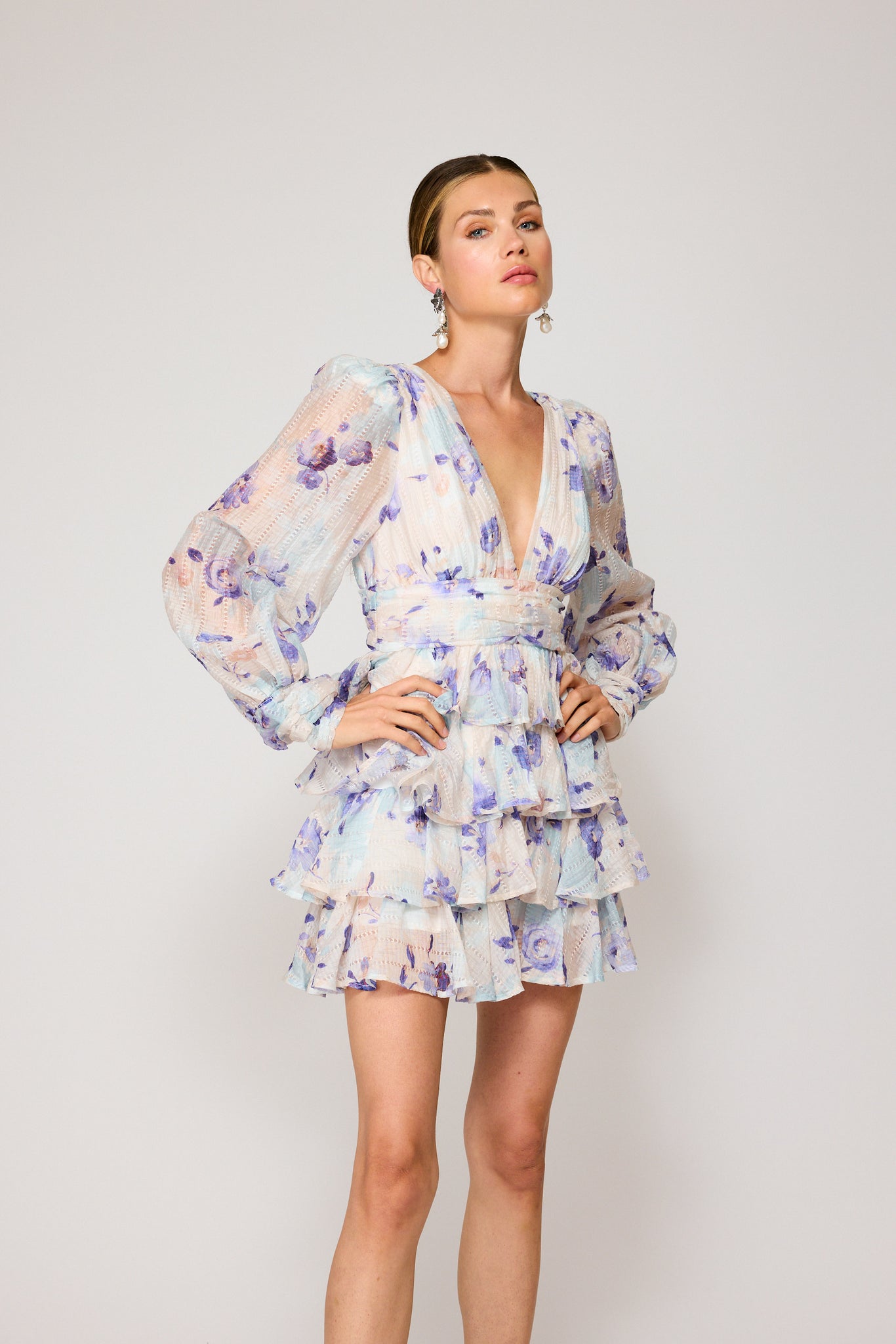 Fleur mini tiered dress Line & Dot Fleur mini tiered dress Line & Dot