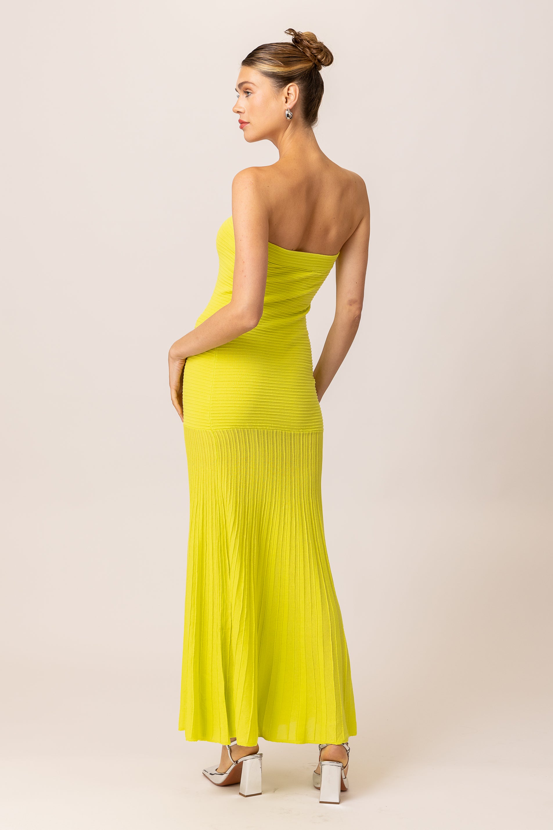 Arlo tube dress lime Line & Dot Arlo tube dress lime Line & Dot