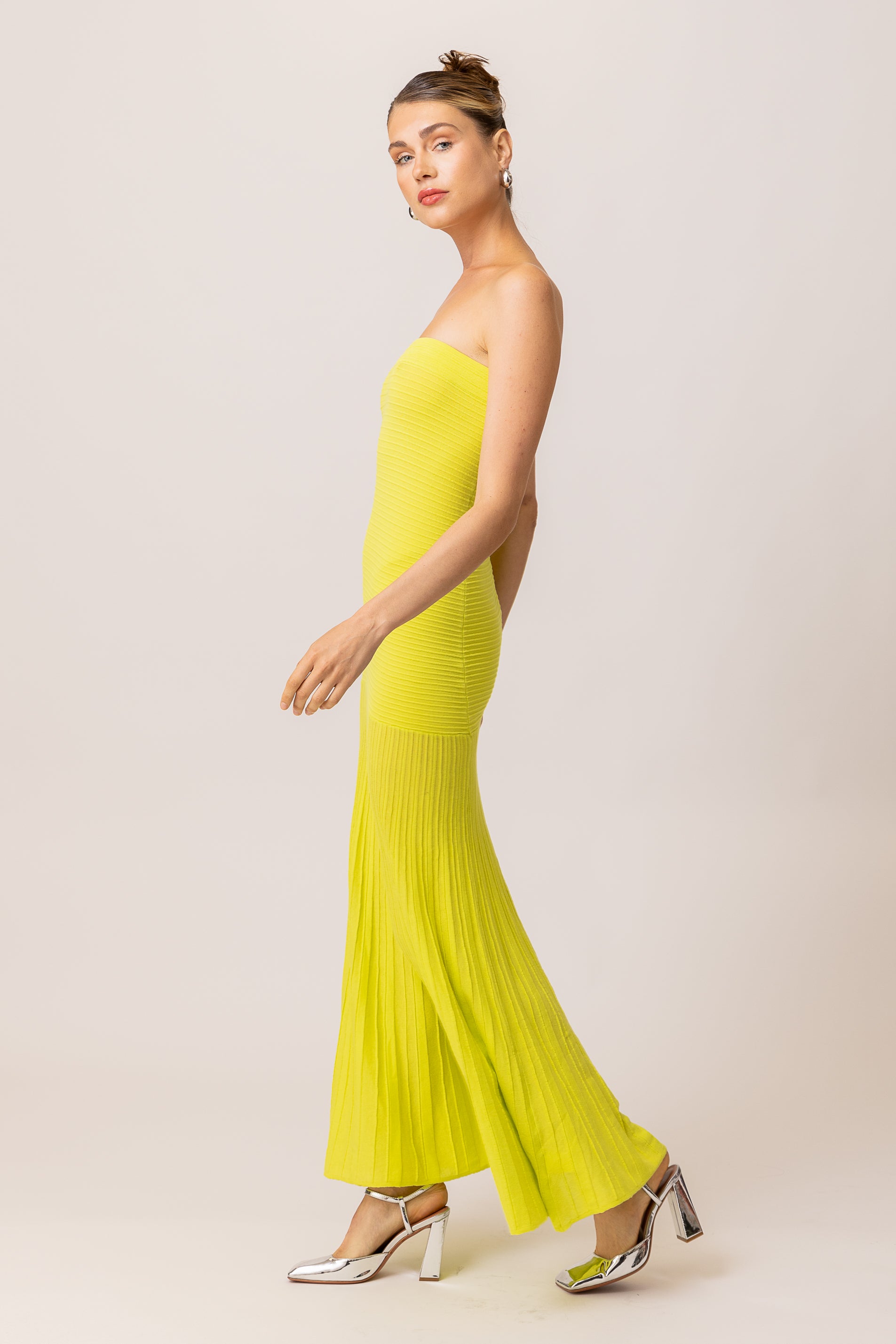 Arlo tube dress lime Line & Dot Arlo tube dress lime Line & Dot