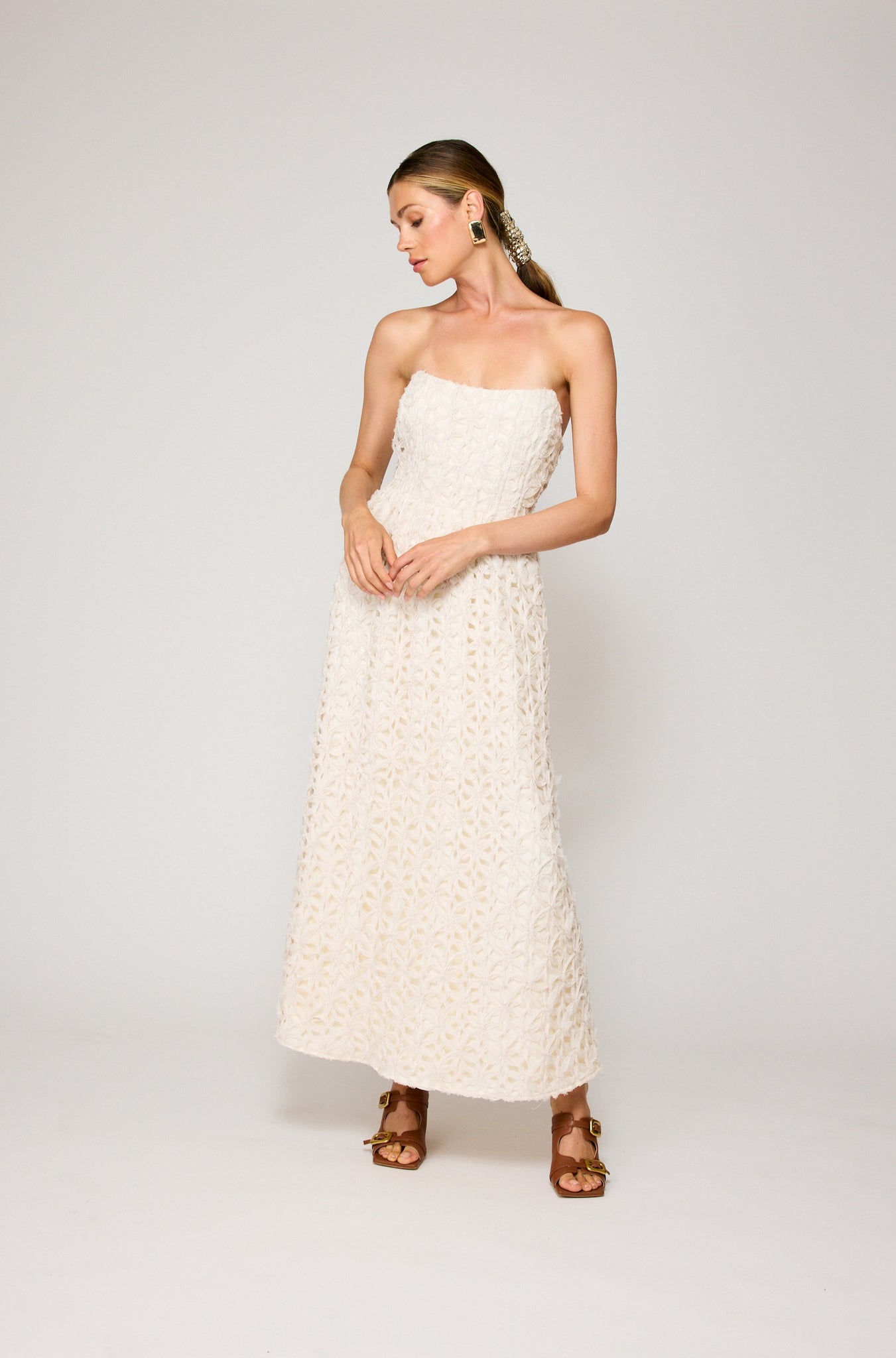 ARIS STAPLESS MAXI DRESS