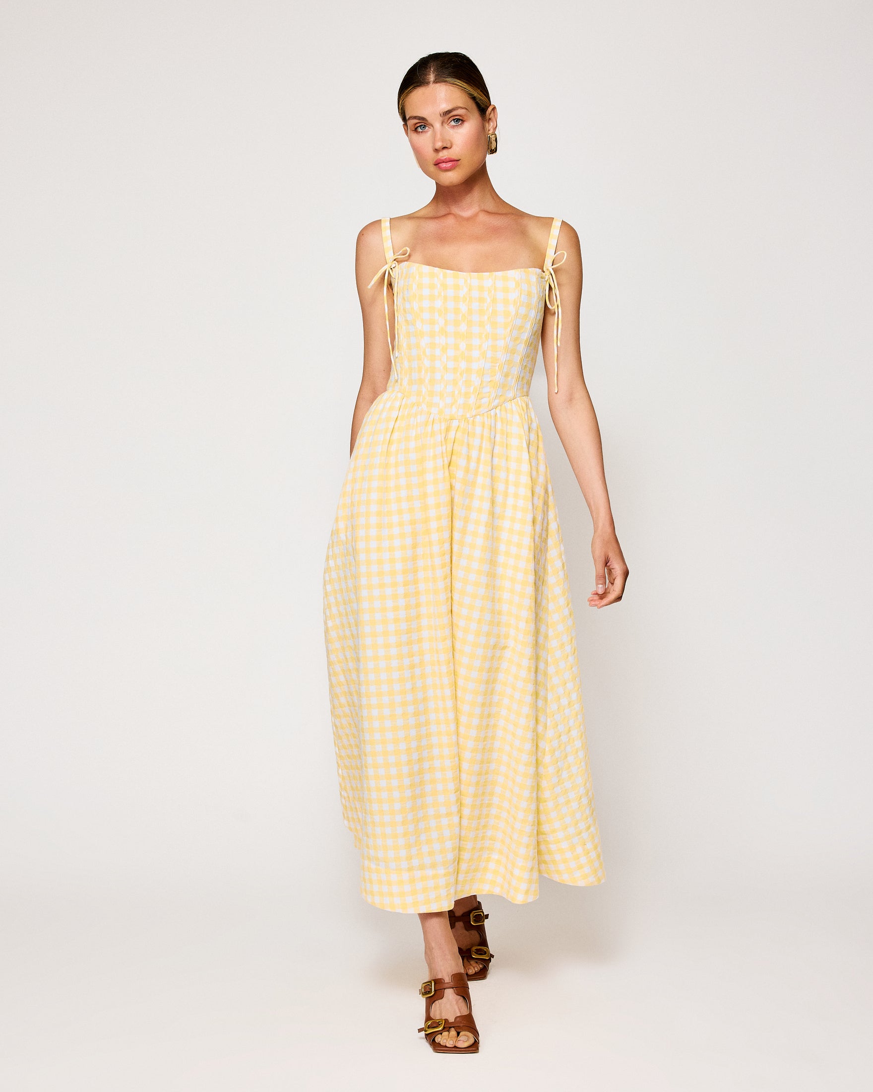 JUNIE CORSET MIDI DRESS JUNIE CORSET MIDI DRESS