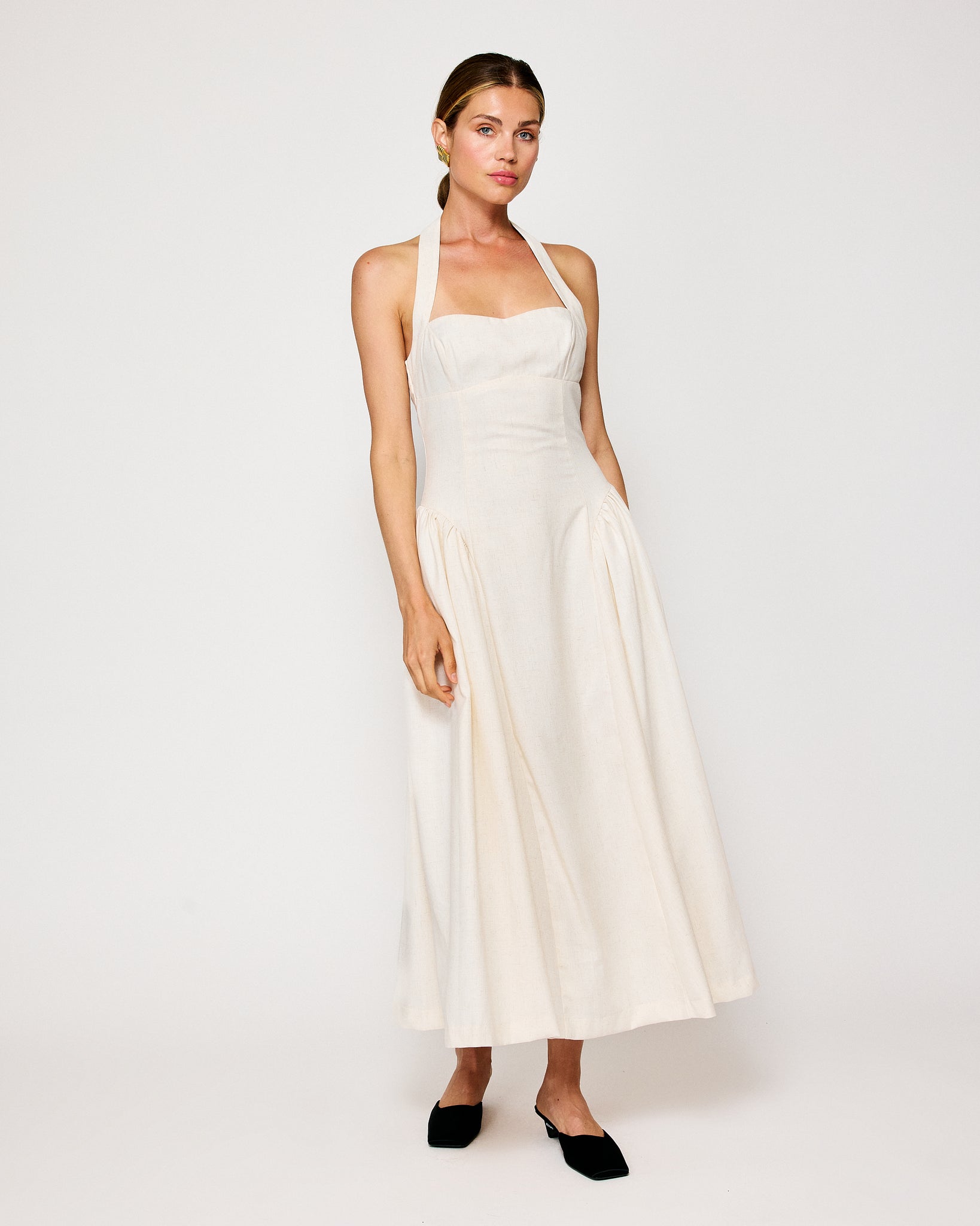 GRETA HALTER MAXI DRESS