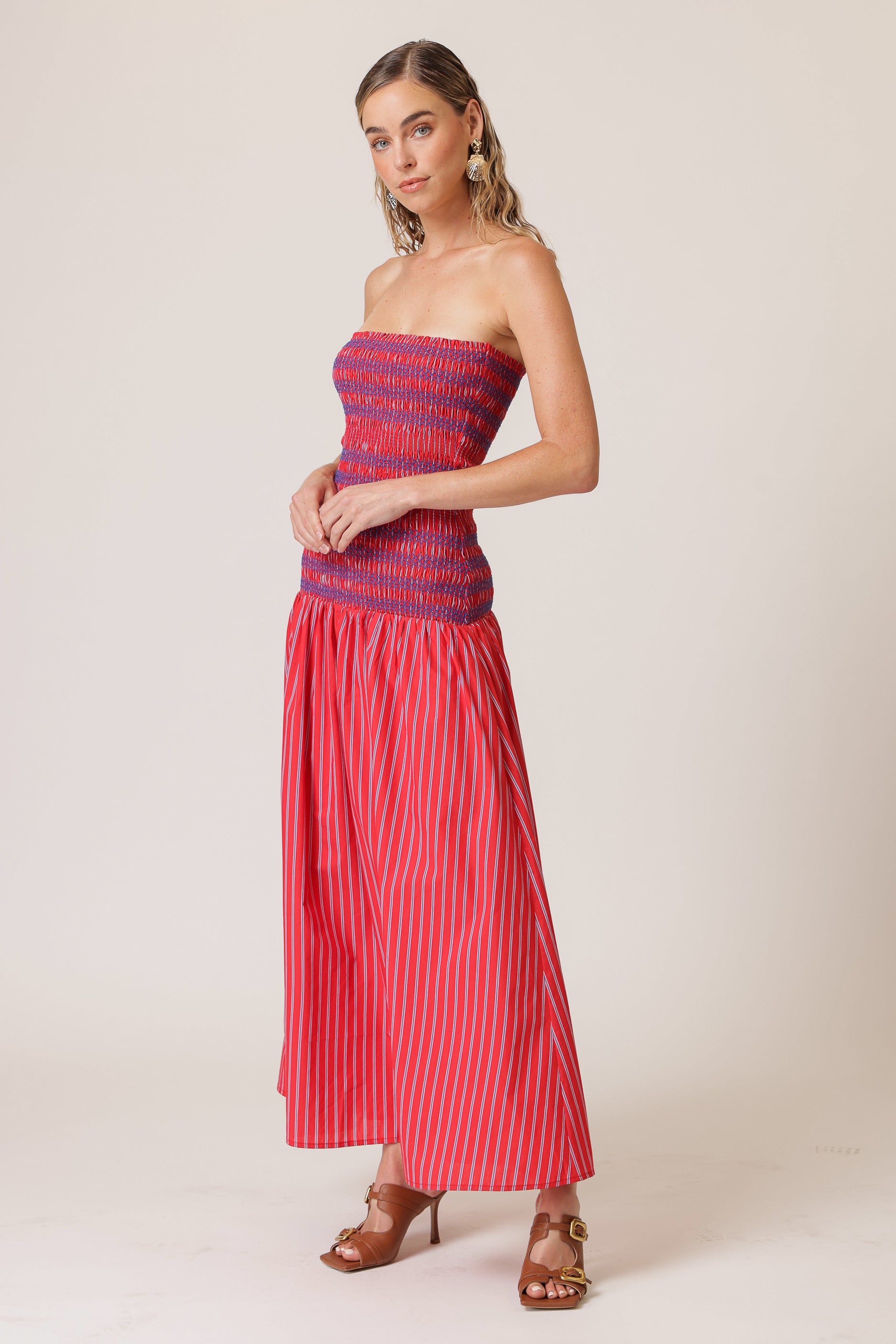 Claudine smocked dress – Line & Dot