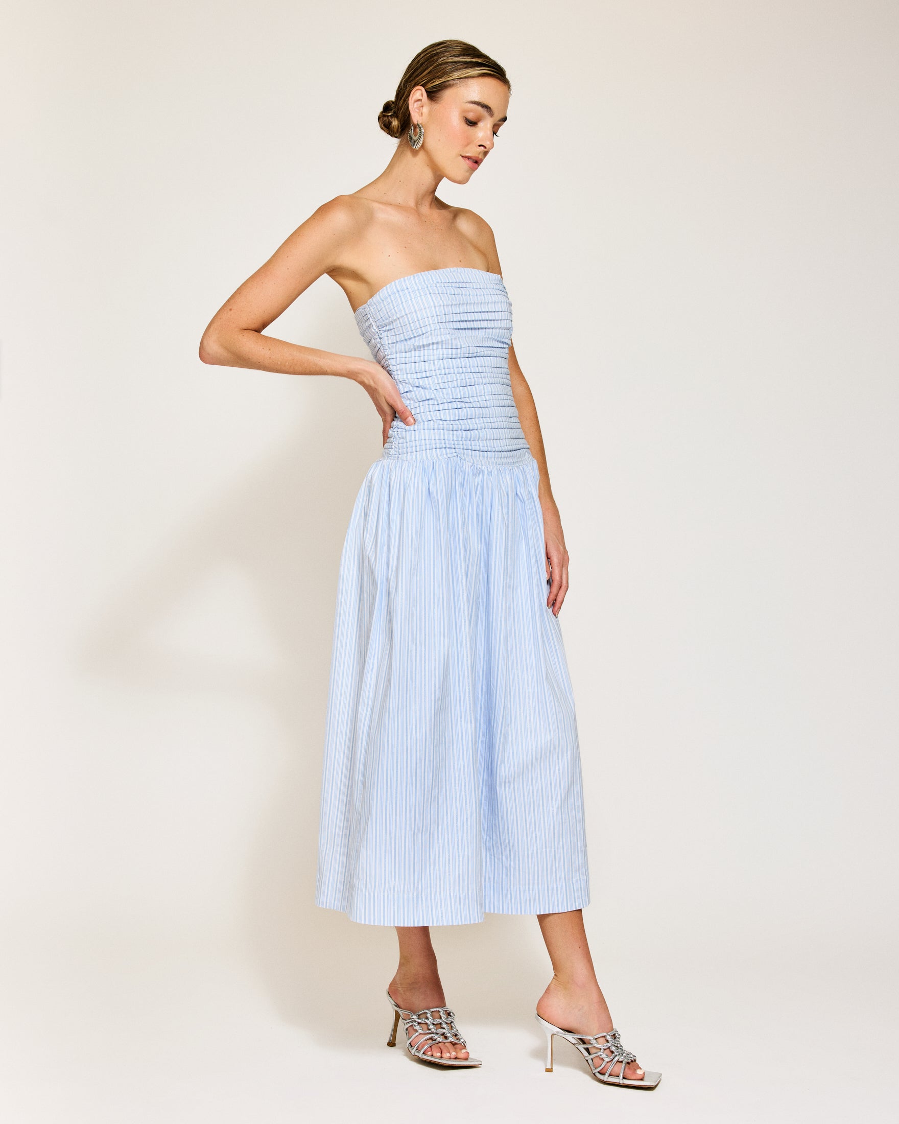 line and dot kara midi dress Kara Midi Dress by Line + Dot