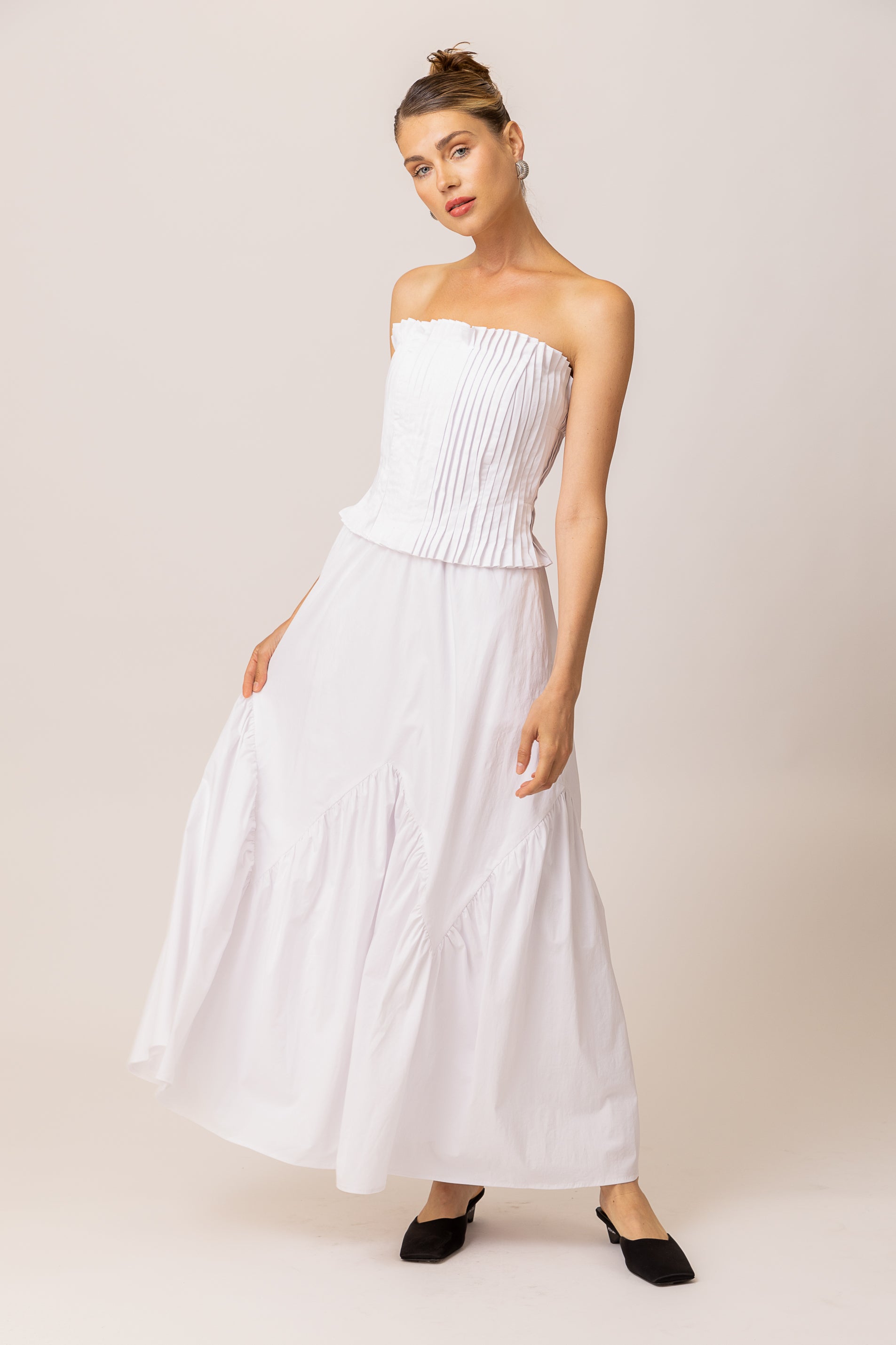 line and dot ophelia dress OPHELLA DRESS