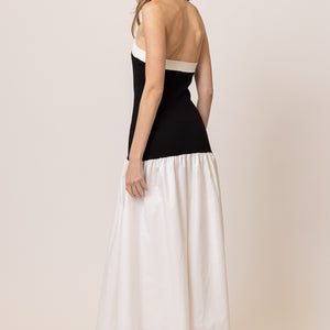 KOHL MIX-MEDIA MAXI DRESS KOHL MIX-MEDIA MAXI DRESS